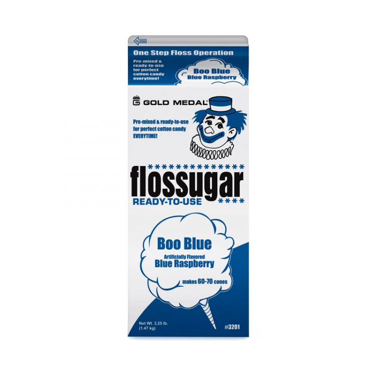 Boo Blue Raspberry Flossugar