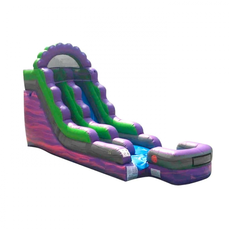 15' Purple Marble Waterslide